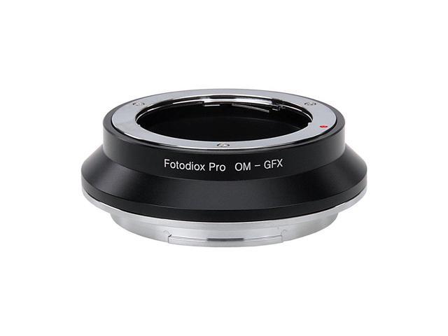 Fotodiox Pro Lens Mount Adapter Olympus Zuiko (OM) 35mm SLR Lens to G-Mount GFX Mirrorless Camera