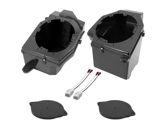 Stinger - Front 6.5” Speaker Pods with Tweeter Adapters for Select Jeep Wrangler JL and Gladiator JT Vehicles - Black - image 6