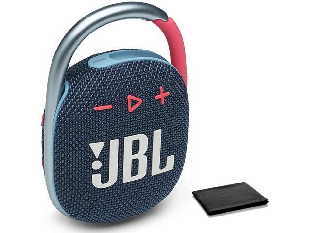 JBL Clip 4 Portable Bluetooth Speaker - Waterproof and Dustproof IP67 Mini Bluetooth Speaker for Travel Outdoor and Home w/Microfiber Cleaning...