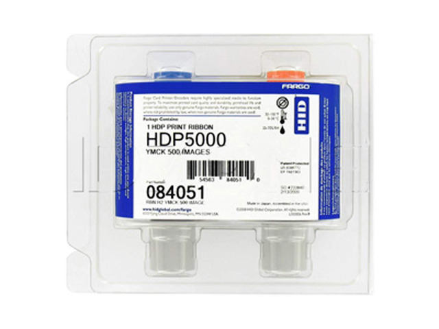 Genuine YMCK Color Ribbon for HDP5000 Model Printer 84051