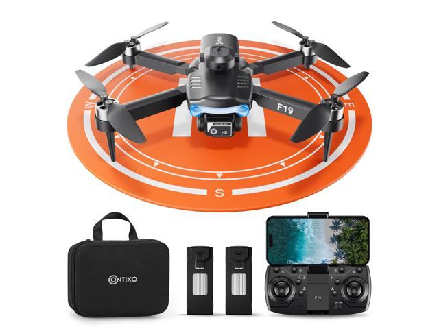 Contixo - F19 Arvo Foldable Drone with 1080P HD Camera, FPV, Obstacle Avoidance, 2 Batteries, Brushless Motors & LED Lights - Silver - image 8