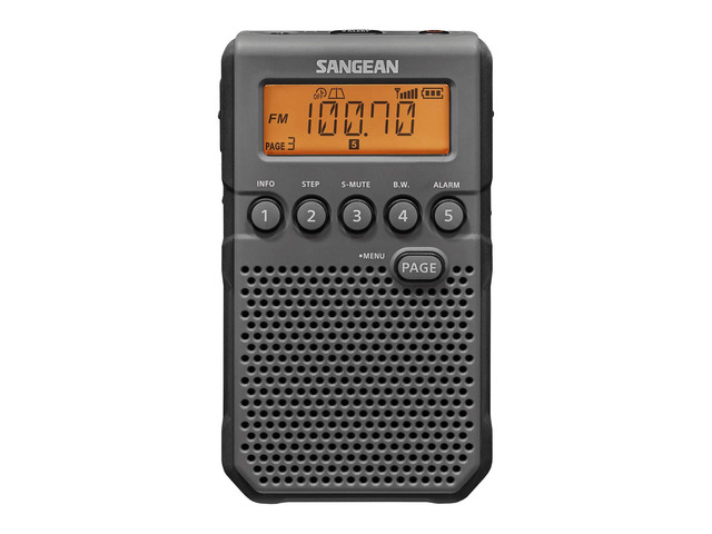 DT-800BK AM/FM/NOAA Weather Alert Pocket Radio, Black