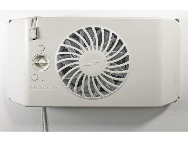 Suncourt Equalizer HC600-WK EZ8 Wall Mounted Smart Electric Bedroom Air Conditioner Vent Booster, Energy Efficient AC Register Booster, Improved...
