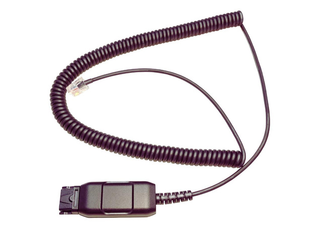 HIS-2 Amplified Cable 72442-41 - Compatible with All Plantronics QD Headsets - Connects to Avaya 1608 1616 9601 9608 9611 9620 9620C 9620L 9621...