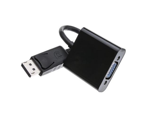 DisplayPort to VGA Adapter Cable, DisplayPort Male to HD15 Female, Only Works from DisplayPort to VGA, 6 inch