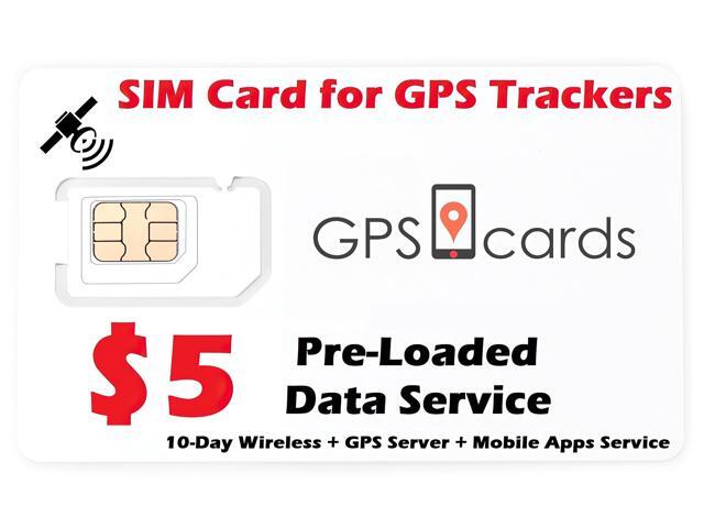 GPS Card for XT-008 Versatile Auto Tracker + America Coverage + No Contracts