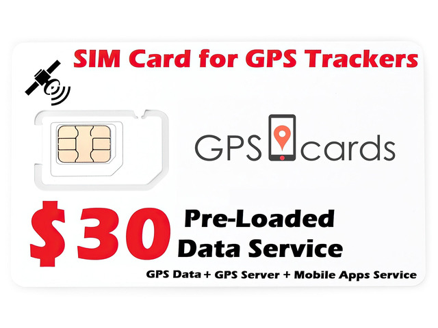 Gps Sim Card For Twinmask Mt90 Gps Vehicle Tracker + Track Online Service
