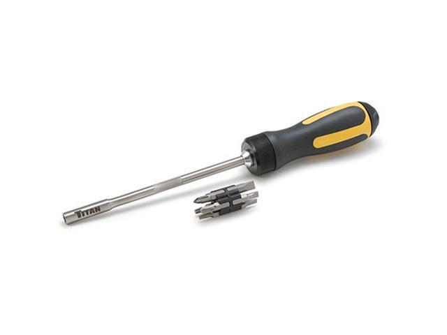 Titan High Torque Ratcheting Screwdriver With Bits