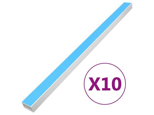 Vidaxl Cable Trunking Self-Adhesive 2.4X1.6 32.8 Pvc