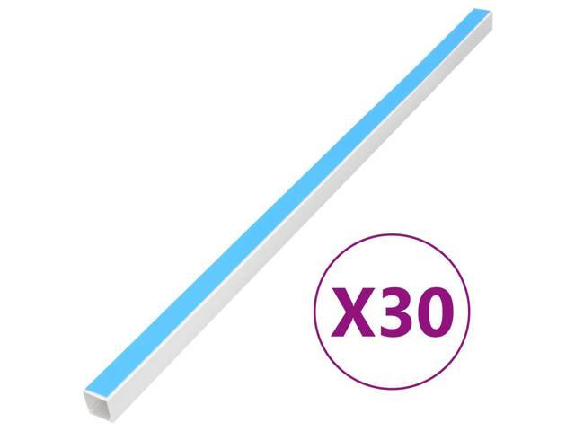 Vidaxl Cable Trunking Self-Adhesive 0.6X0.4 98.4 Pvc