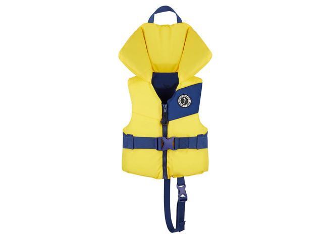 Mustang Lil' Legends Infant Foam Vest - Yellow/Navy