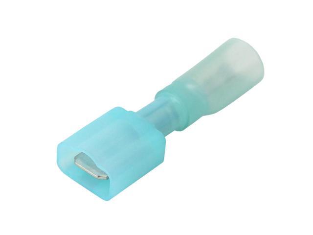 Pacer 16-14 AWG Fully-Insulated Male Disconnect Terminal - Blue - 25 Pack