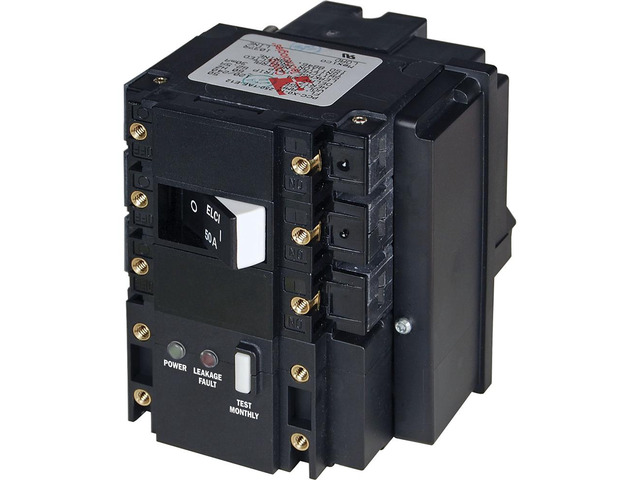Blue Sea C-Series Elci Main Circuit Breaker - 120/240V Ac 50A