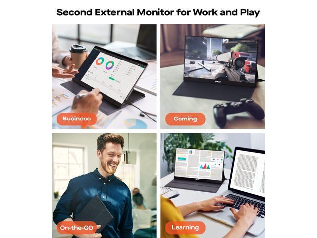 Mobile Pixels - Fold 15.6" LCD Monitor - Black - image 4