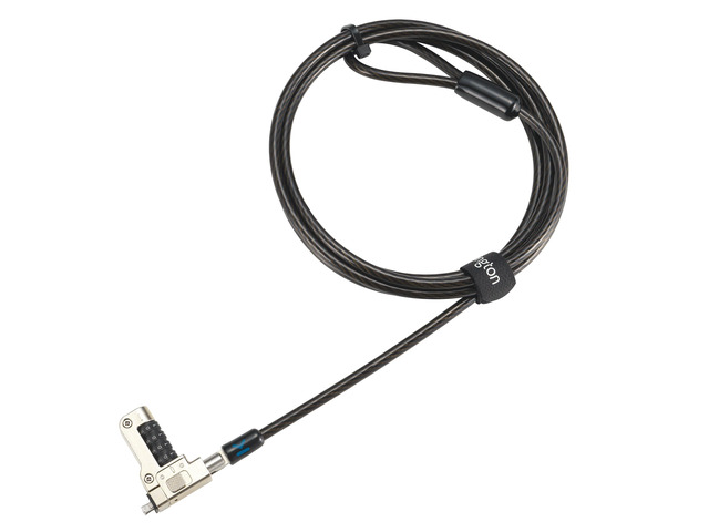 Slim N17 2.0 Combination Laptop Lock for Wedge-Shaped Slot Dell Laptops (K65094WW)