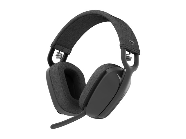 Zone Vibe 100 Lightweight Wireless Over Ear Headphones - Graphite Lightweight, over-ear, multipoint Bluetooth, works with Teams, Google Meet, Zoom,...