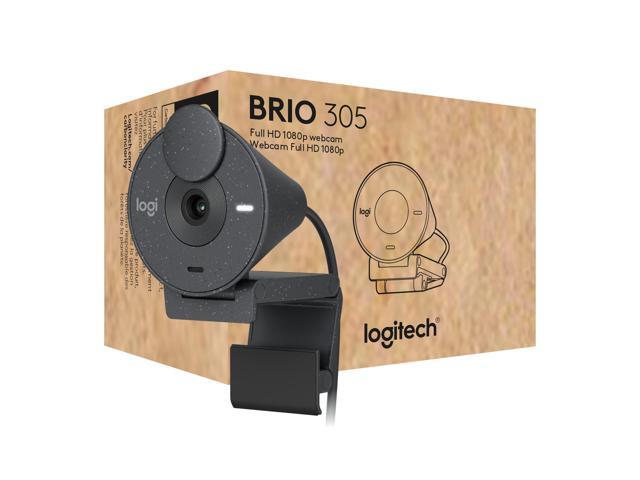 Logitech - Brio 305 Full HD 1080P Webcam with Privacy Shutter, works with Zoom, Microsoft Teams, Google Meet - Graphite - image 9