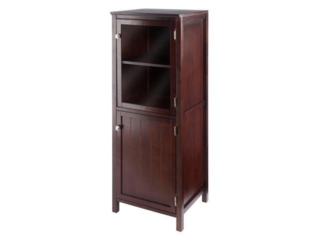 Brooke Jelly 2-Section Cupboard, Walnut(D0102HAHWDW.)