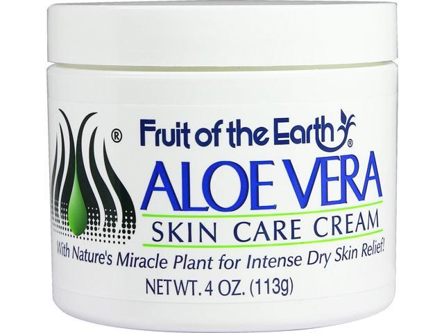 Fruit of the Earth Aloe Vera Skin Care Cream, 4 Ounce