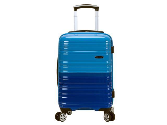 MELBOURNE 20' EXPANDABLE POLYCARBONATE CARRY ON-BLUE/SKYBLUE