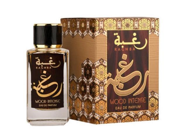 Raghba Wood Intense by Lattafa for Unisex - 3.4oz EDP Spray