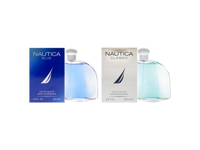 Nautica Classic Blue Kit For Men 2 Pc 3.4Oz Eau De Toilette Spray Set