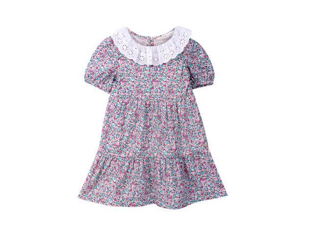 Beebay Ditsy Print Collar Dress Multi - 2 Years