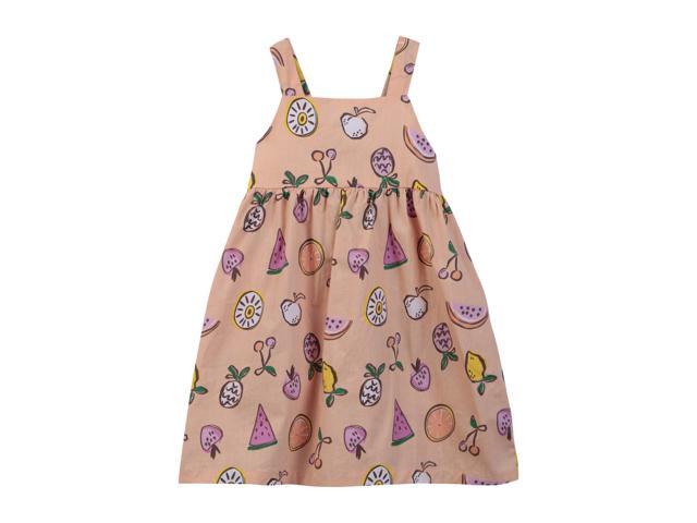 Beebay Fruit Print Tie-knot A -Line dress Multi-Color - 5 Years