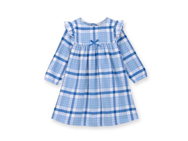 Beebay Shoulder frill check dress Blue - 5 Years