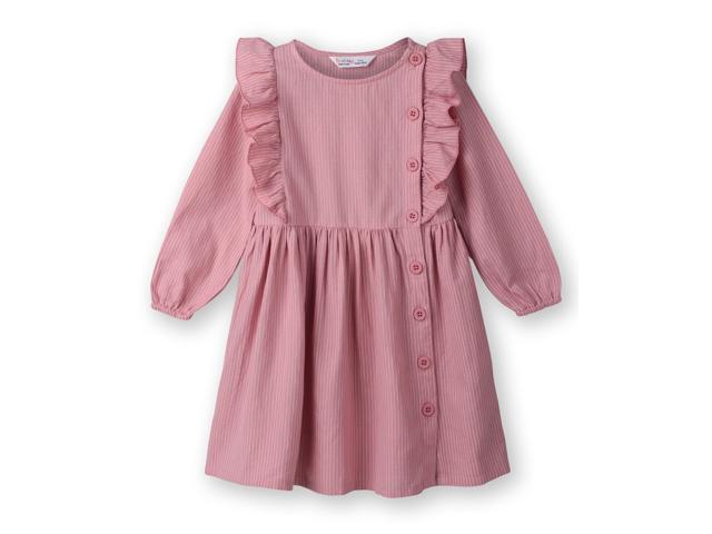 Beebay Button through striper dress Pink - 6-12 Months