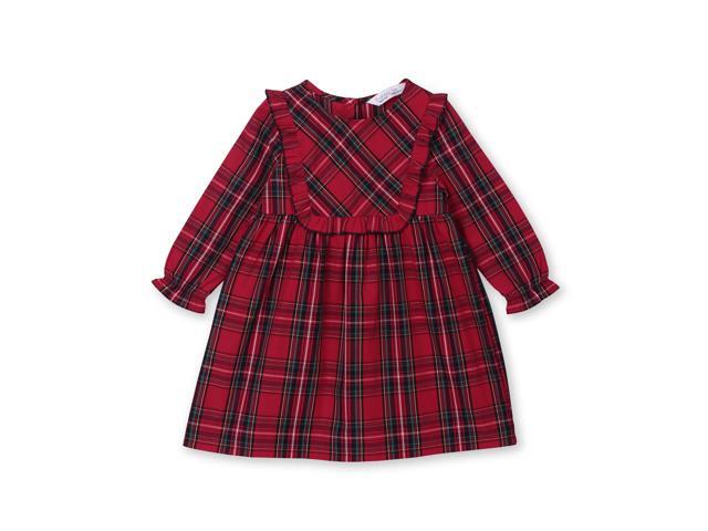 Beebay Tartan checks yoke dress Red - 3 Years