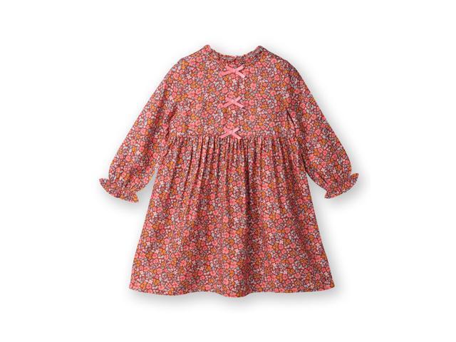 Beebay Bow detail fit and flare dress Rust - 12-18 Months