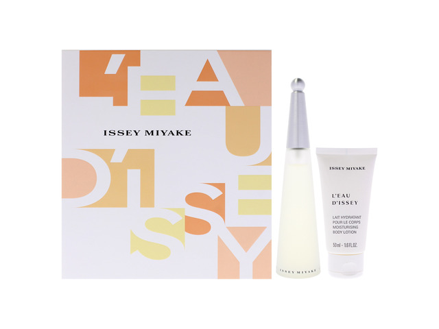 Leau Dissey by Issey Miyake for Women - 2 Pc Gift Set 1.6oz EDT Spray, 1.6oz Body Lotion