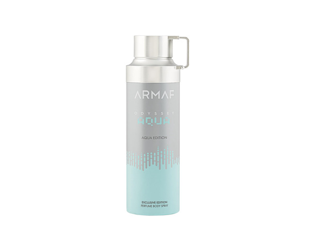 Armaf Odyssey Aqua - Citrus, Fresh, Aromatic, Woody - Perfume Body Spray for Men, 6.8 oz / 200 ml