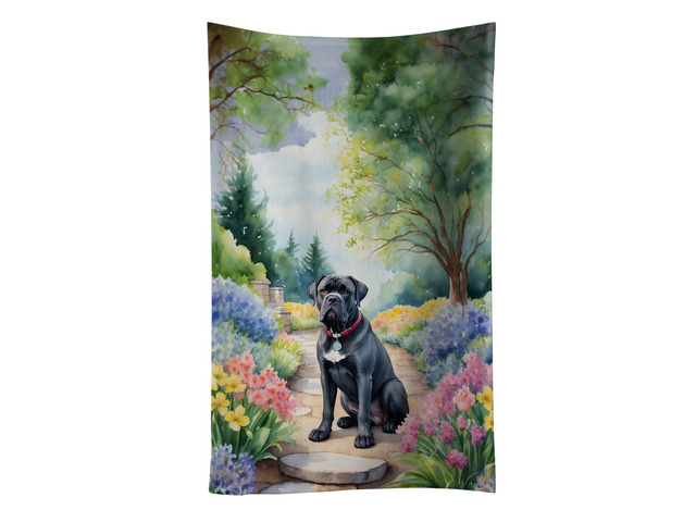 Cane Corso Spring Path Kitchen Towel Dish Cloths Guest Hand Towel Decorative Bathroom Towel for Face,Tea, Dishcloth, Kitchen and Bath