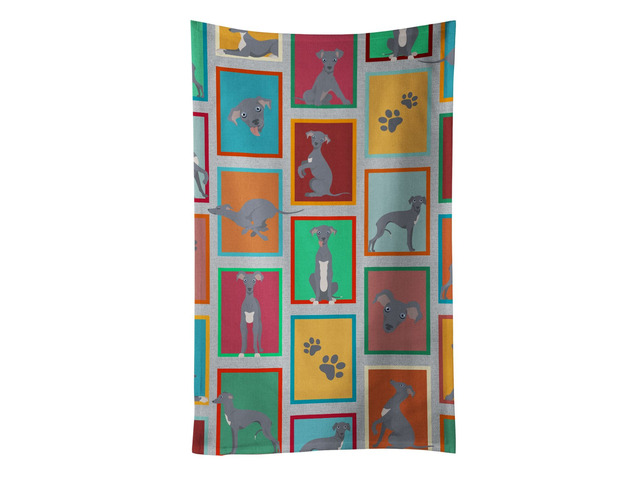 Lots of Italian Greyhound Kitchen Towel Dish Cloths Guest Hand Towel Decorative Bathroom Towel for Face,Tea, Dishcloth, Kitchen and Bath