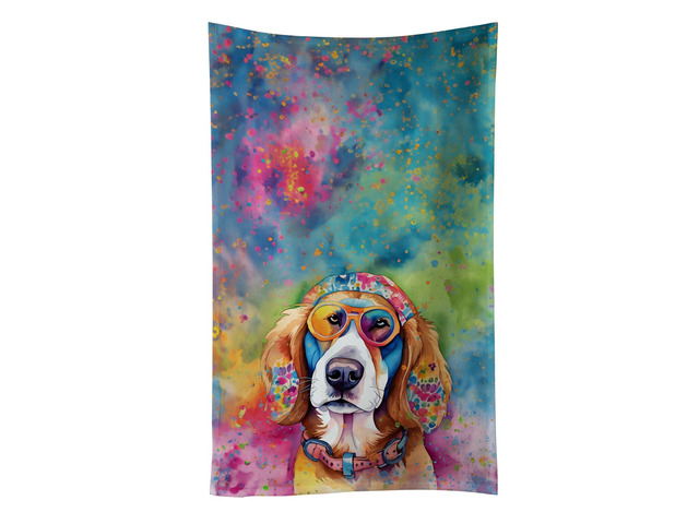 Hippie Dawg Kitchen Towel Dish Cloths Guest Hand Towel Decorative Bathroom Towel for Face,Tea, Dishcloth, Kitchen and Bath
