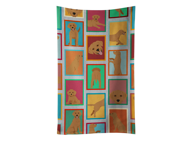Lots of Red Fox Labrador Retriever Kitchen Towel Dish Cloths Guest Hand Towel Decorative Bathroom Towel for Face,Tea, Dishcloth, Kitchen and Bath