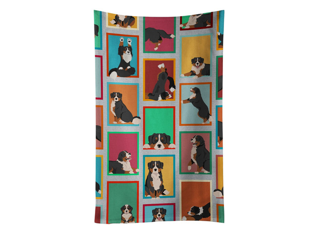 Lots of Bernese Mountain Dog Kitchen Towel Dish Cloths Guest Hand Towel Decorative Bathroom Towel for Face,Tea, Dishcloth, Kitchen and Bath