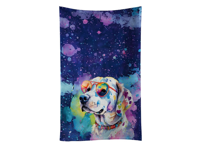 Hippie Dawg Kitchen Towel Dish Cloths Guest Hand Towel Decorative Bathroom Towel for Face,Tea, Dishcloth, Kitchen and Bath