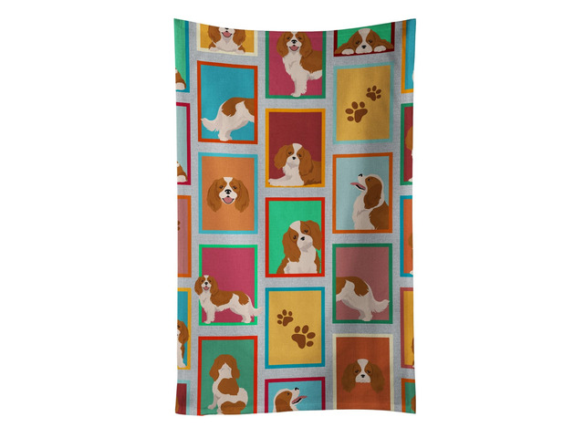 Lots of Blenheim Cavalier Spaniel Kitchen Towel Dish Cloths Guest Hand Towel Decorative Bathroom Towel for Face,Tea, Dishcloth, Kitchen and Bath