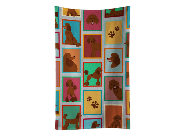 Lots of Chocolate Standard Poodle Kitchen Towel Dish Cloths Guest Hand Towel Decorative Bathroom Towel for Face,Tea, Dishcloth, Kitchen and Bath