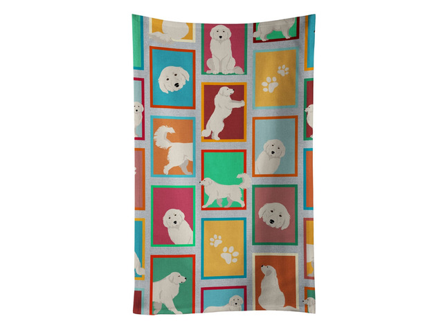 Lots of Great Pyrenees Kitchen Towel Dish Cloths Guest Hand Towel Decorative Bathroom Towel for Face,Tea, Dishcloth, Kitchen and Bath