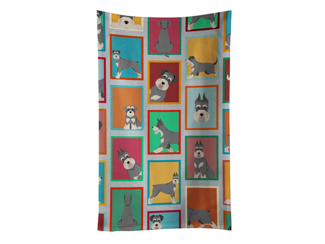 Lots of Schnauzer Kitchen Towel Dish Cloths Guest Hand Towel Decorative Bathroom Towel for Face,Tea, Dishcloth, Kitchen and Bath