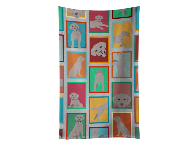 Lots of Grey Labrador Retriever Kitchen Towel Dish Cloths Guest Hand Towel Decorative Bathroom Towel for Face,Tea, Dishcloth, Kitchen and Bath