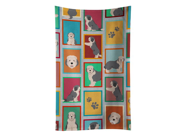 Lots of Old English Sheepdog Kitchen Towel Dish Cloths Guest Hand Towel Decorative Bathroom Towel for Face,Tea, Dishcloth, Kitchen and Bath