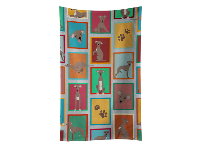 Lots of Fawn Italian Greyhound Kitchen Towel Dish Cloths Guest Hand Towel Decorative Bathroom Towel for Face,Tea, Dishcloth, Kitchen and Bath