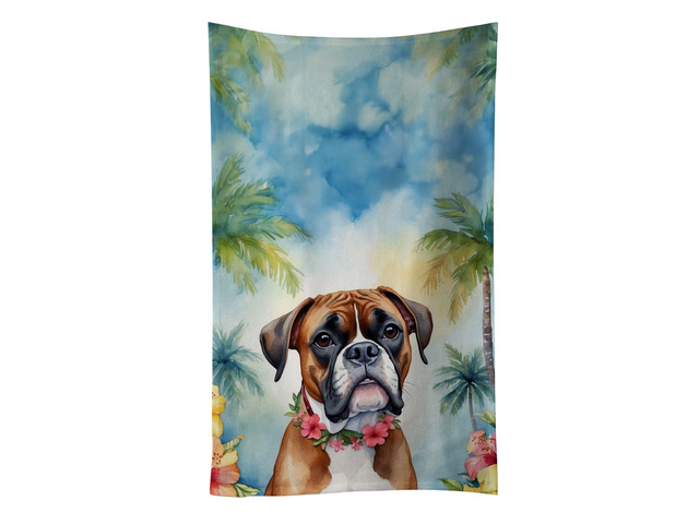Boxer Luau Kitchen Towel Dish Cloths Guest Hand Towel Decorative Bathroom Towel for Face,Tea, Dishcloth, Kitchen and Bath