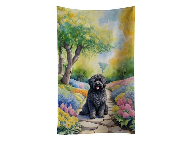 Puli Spring Path Kitchen Towel Dish Cloths Guest Hand Towel Decorative Bathroom Towel for Face,Tea, Dishcloth, Kitchen and Bath