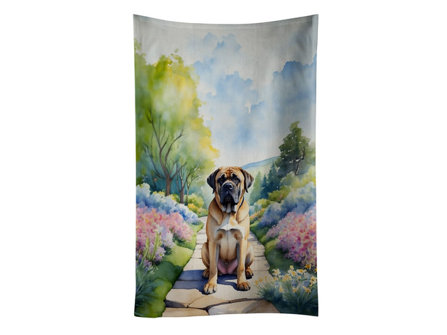 Mastiff Spring Path Kitchen Towel Dish Cloths Guest Hand Towel Decorative Bathroom Towel for Face,Tea, Dishcloth, Kitchen and Bath
